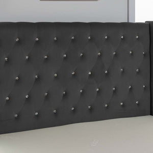 Chesterfield Velvet Ottoman Storage Bed