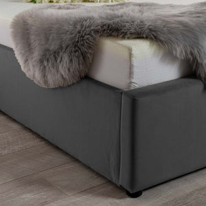 Chesterfield Velvet Ottoman Storage Bed