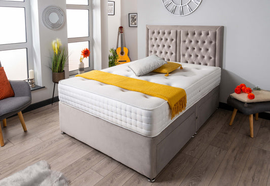 The Parana Chesterfield Divan Bed Set Plush