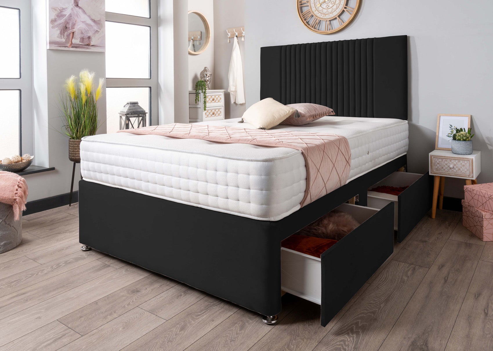 The Neda Divan Bed Set Plush