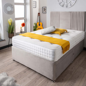 The Neda Panel Divan Bed Set Plush