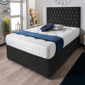The Rhone Diamante Divan Bed Set Naples
