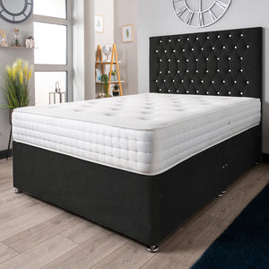 The Rhone Diamante Divan Bed Set Naples