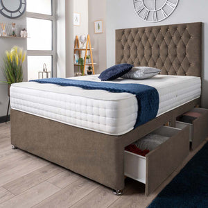 The Rhone Diamante Divan Bed Set Naples