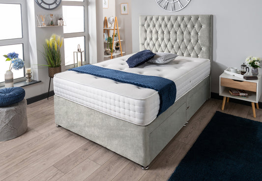 The Rhone Diamante Divan Bed Set Naples