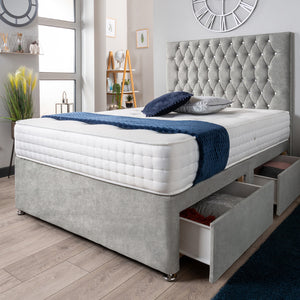The Rhone Diamante Divan Bed Set Naples