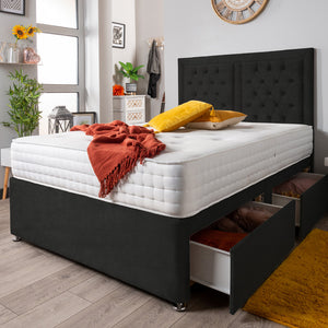 The Parana Chesterfield Divan Bed Set Naples