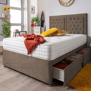 The Parana Chesterfield Divan Bed Set Naples