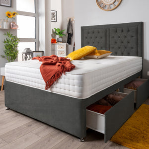 The Parana Chesterfield Divan Bed Set Naples