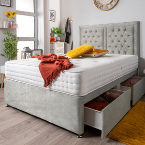 The Parana Chesterfield Divan Bed Set Naples