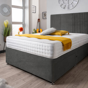 The Neda Panel Divan Bed Set Naples