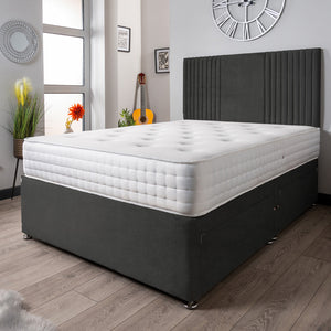 The Neda Panel Divan Bed Set Naples