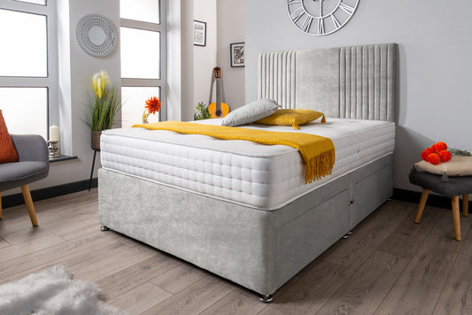 The Neda Panel Divan Bed Set Naples