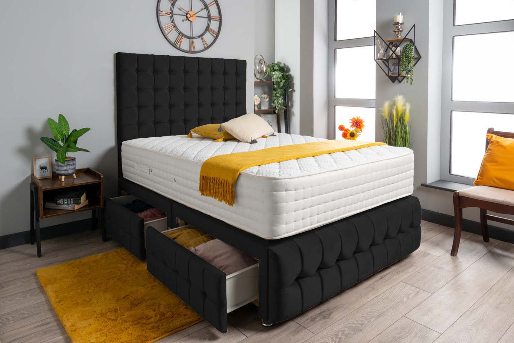 Luxury Petra Divan Bed Set Plush