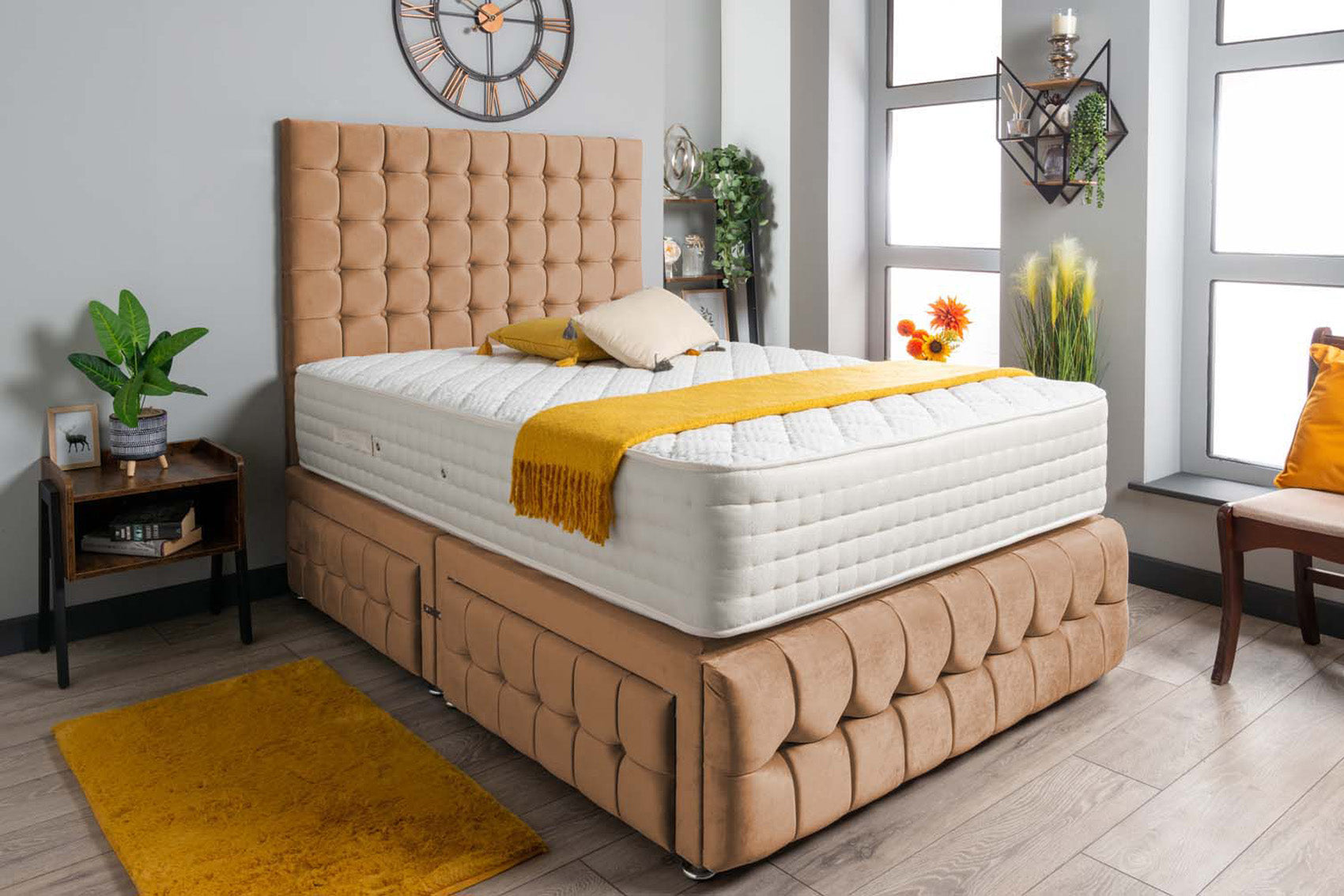 Luxury Petra Divan Bed Set Plush
