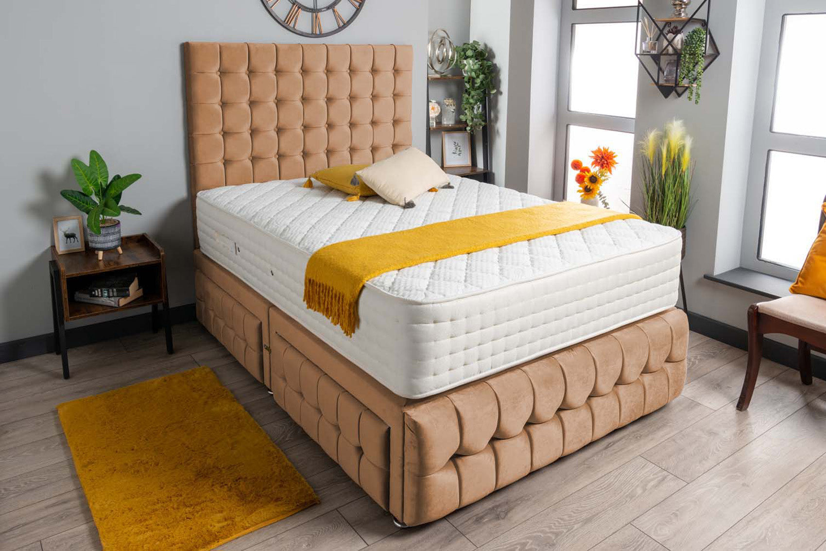 Luxury Petra Divan Bed Set Plush