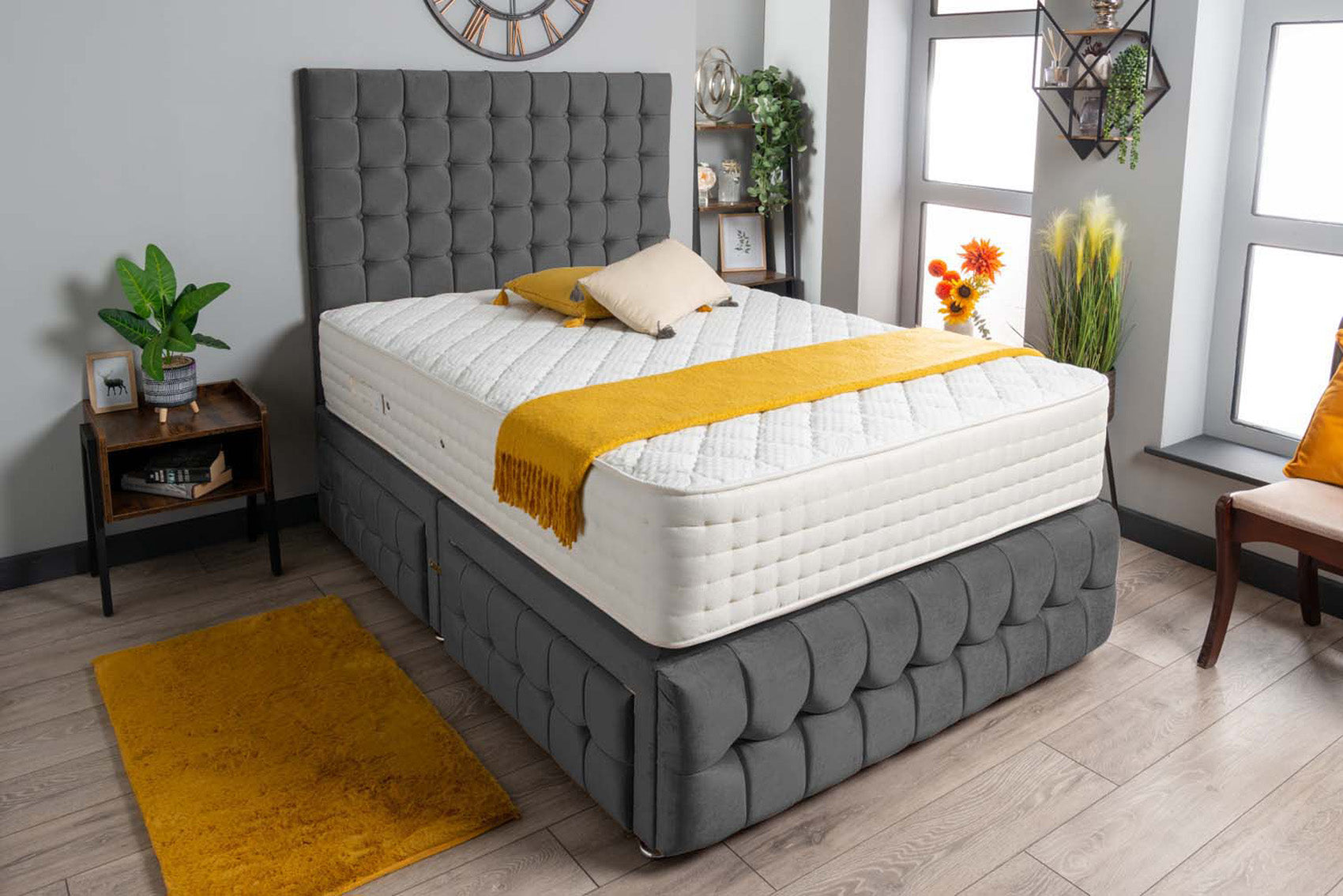 Luxury Petra Divan Bed Set Plush