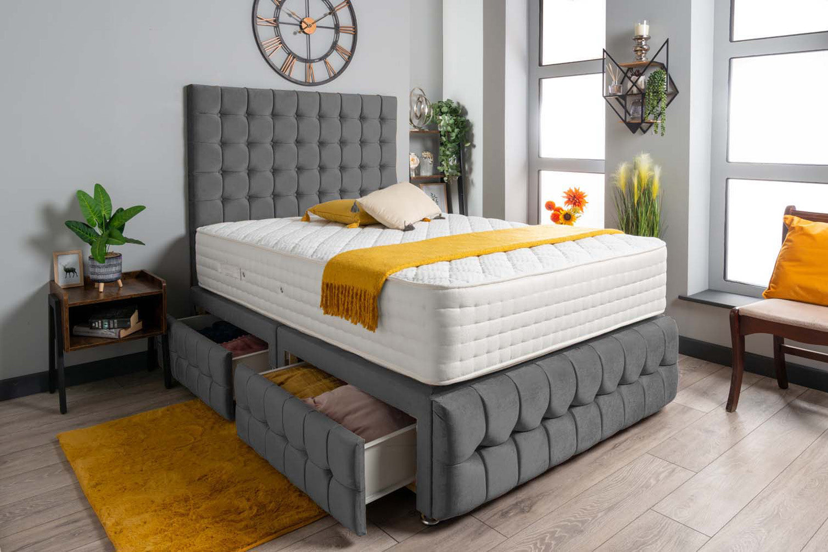 Luxury Petra Divan Bed Set Plush