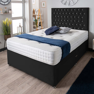 The Rhone Diamante Divan Bed Set Plush