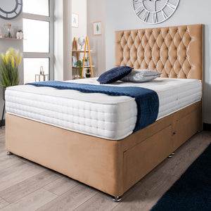 The Rhone Diamante Divan Bed Set Plush