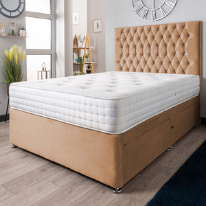 The Rhone Diamante Divan Bed Set Plush