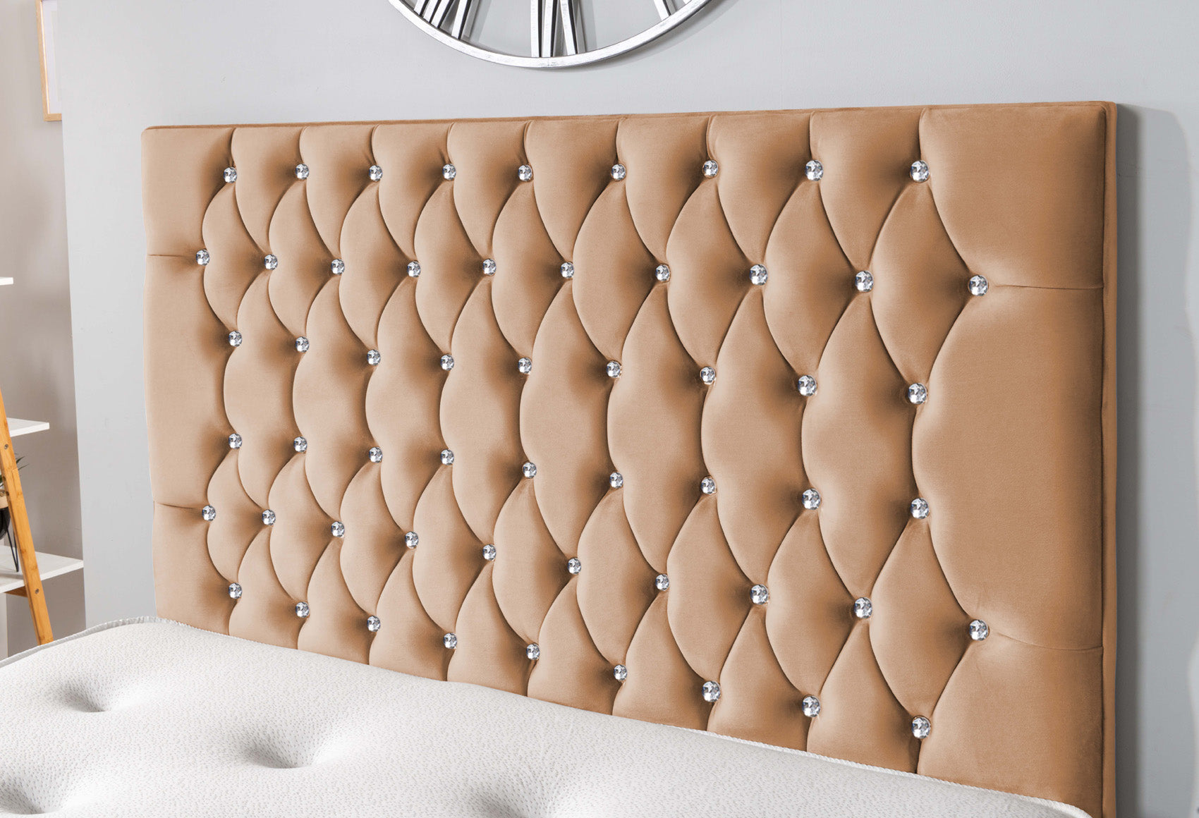 The Rhone Diamante Divan Bed Set Plush