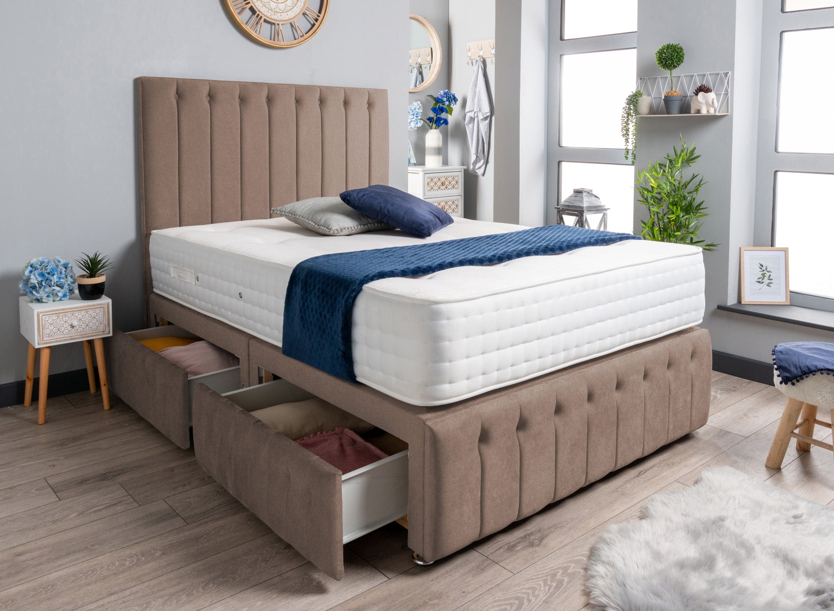 Luxor Divan Bed Set Wool