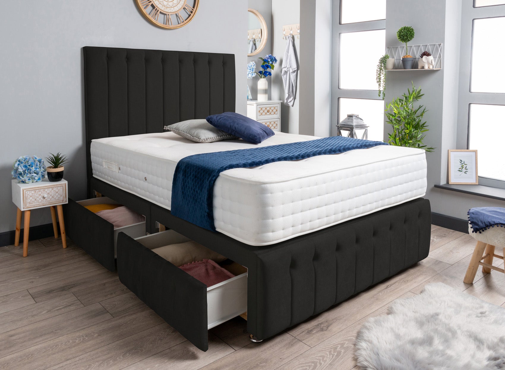 Luxor Divan Bed Set Wool