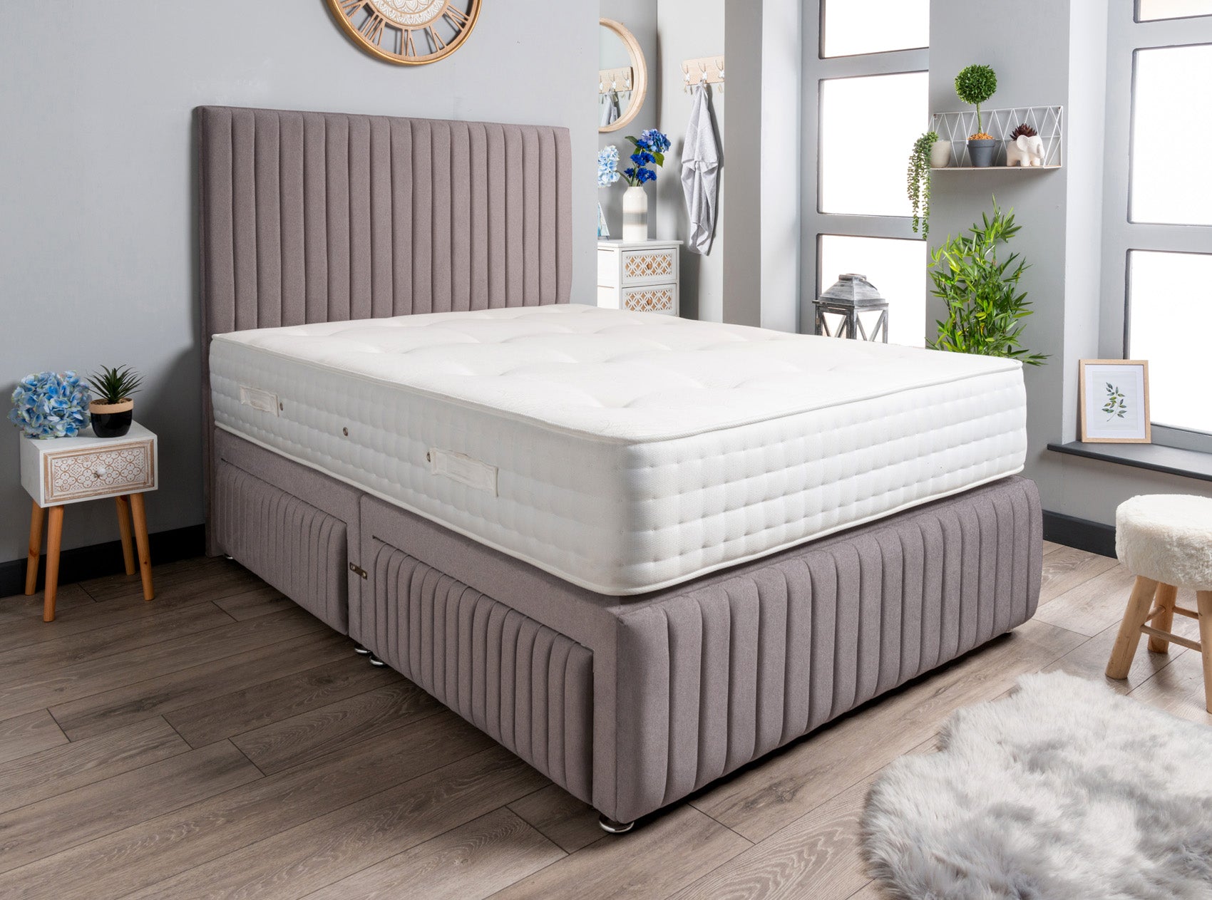 Nevis Divan Bed Set Wool