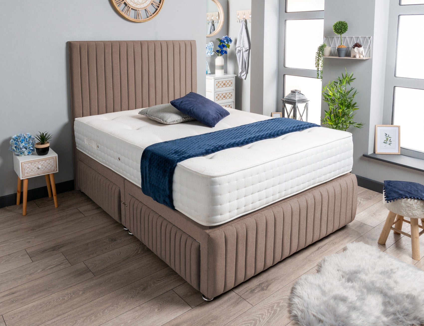 Nevis Divan Bed Set Wool