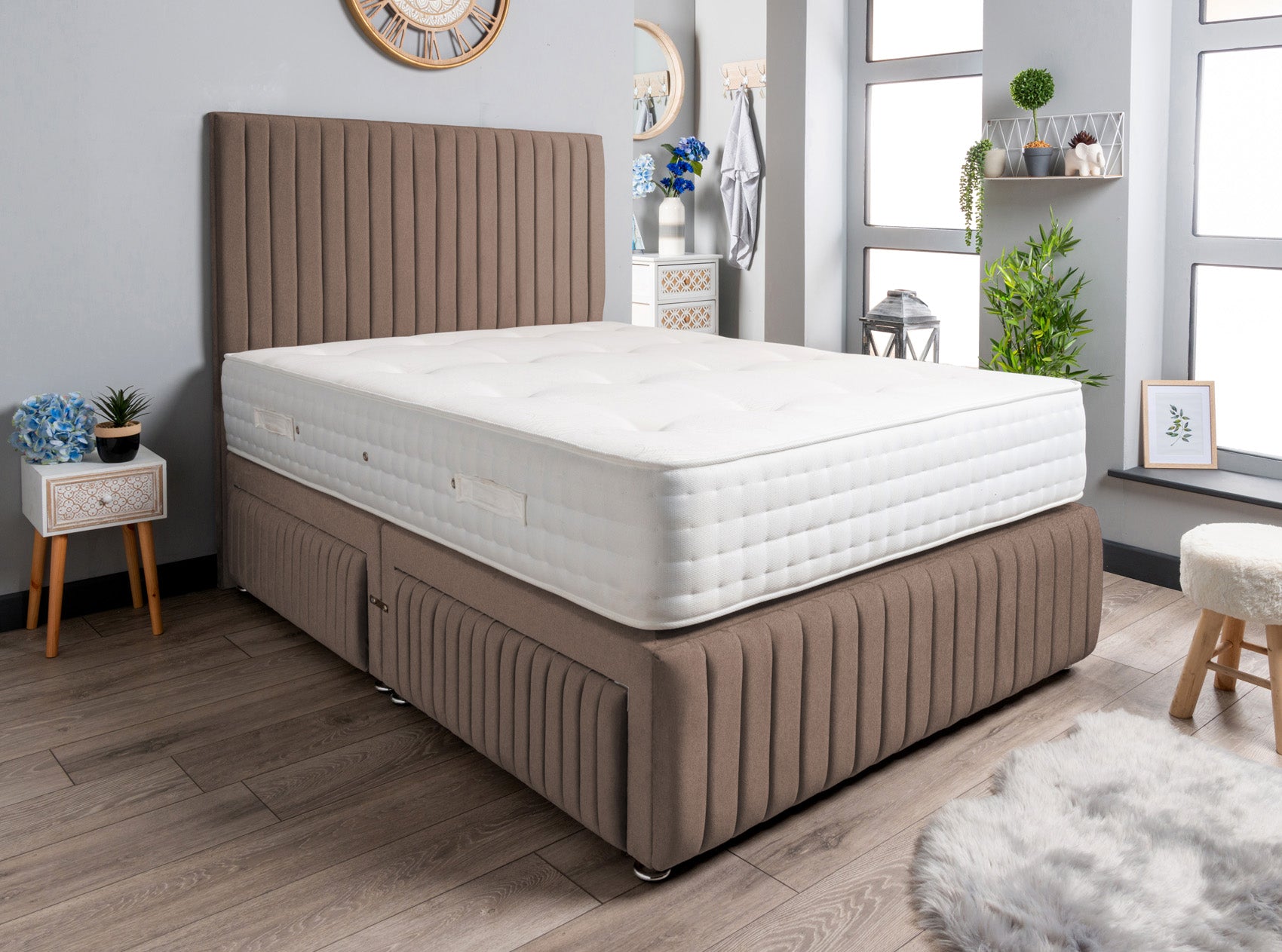 Nevis Divan Bed Set Wool