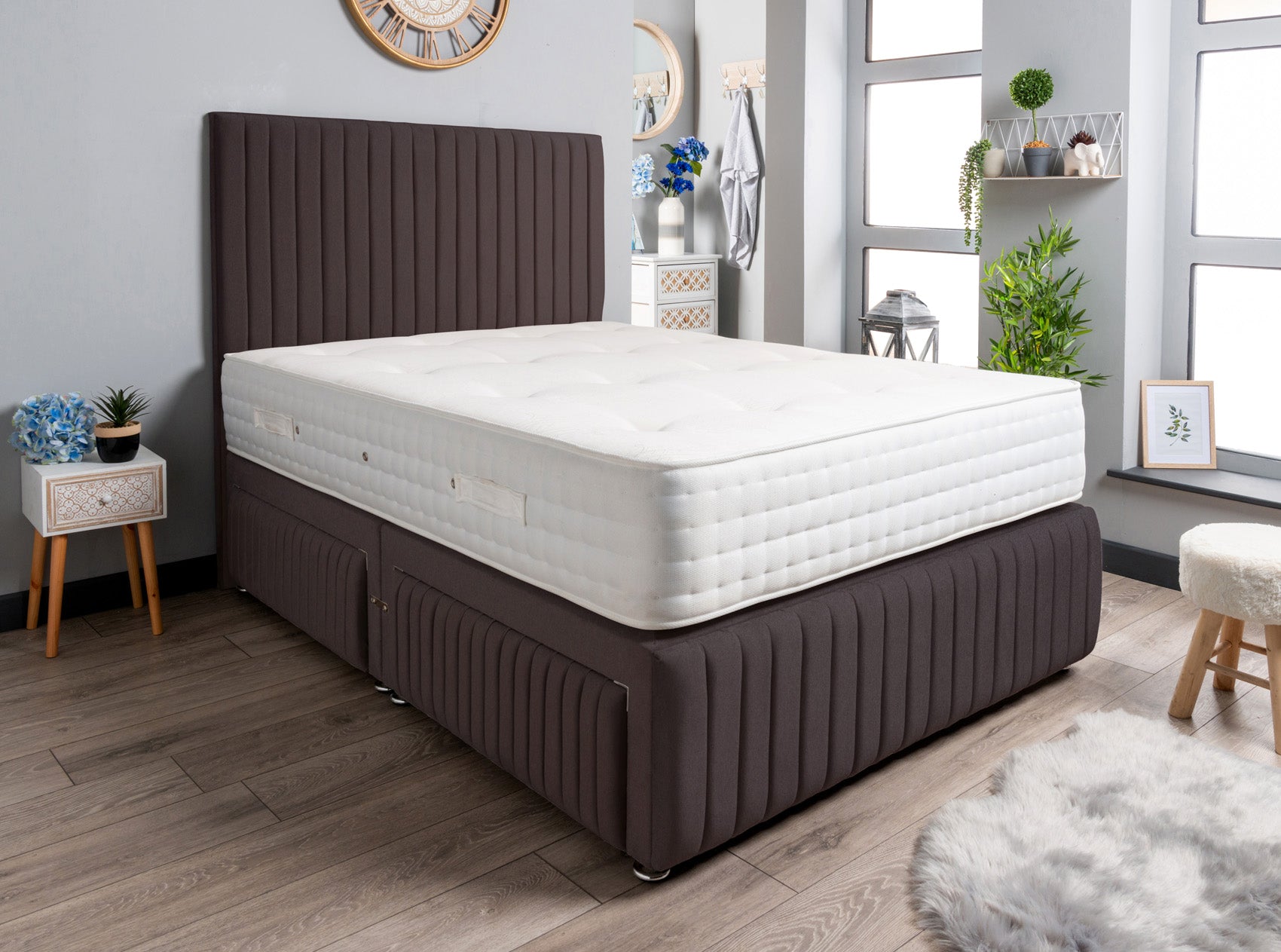 Nevis Divan Bed Set Wool