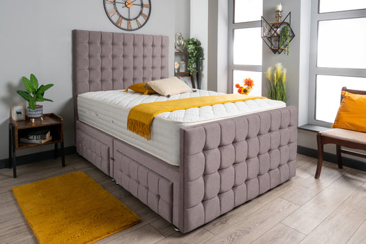 Petra Divan Bed Set Wool