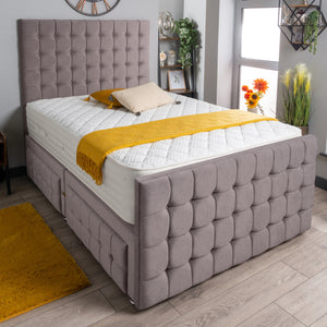 Petra Divan Bed Set Wool