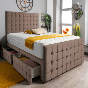 Petra Divan Bed Set Wool