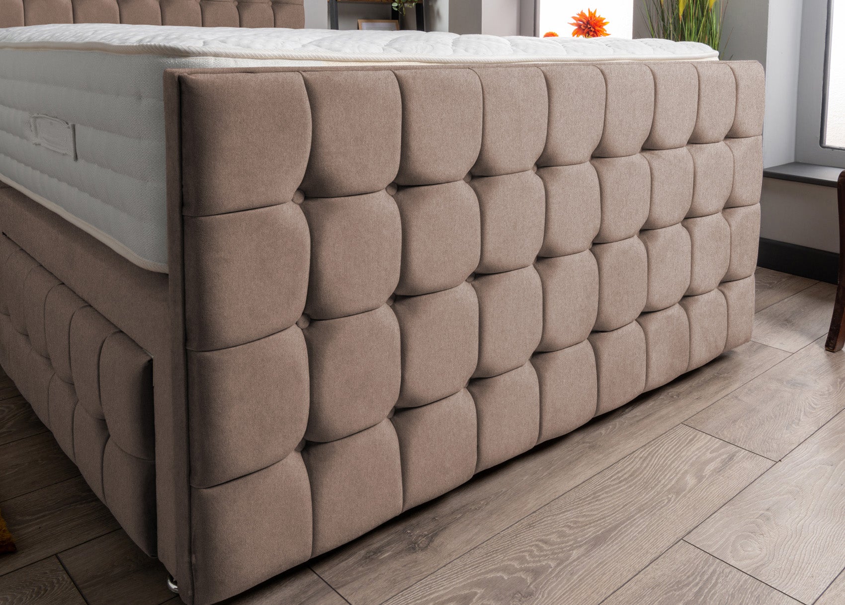 Petra Divan Bed Set Wool