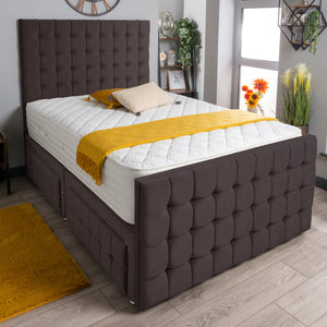 Petra Divan Bed Set Wool