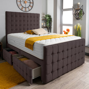 Petra Divan Bed Set Wool