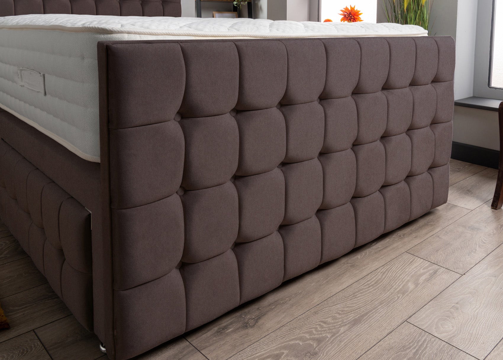 Petra Divan Bed Set Wool