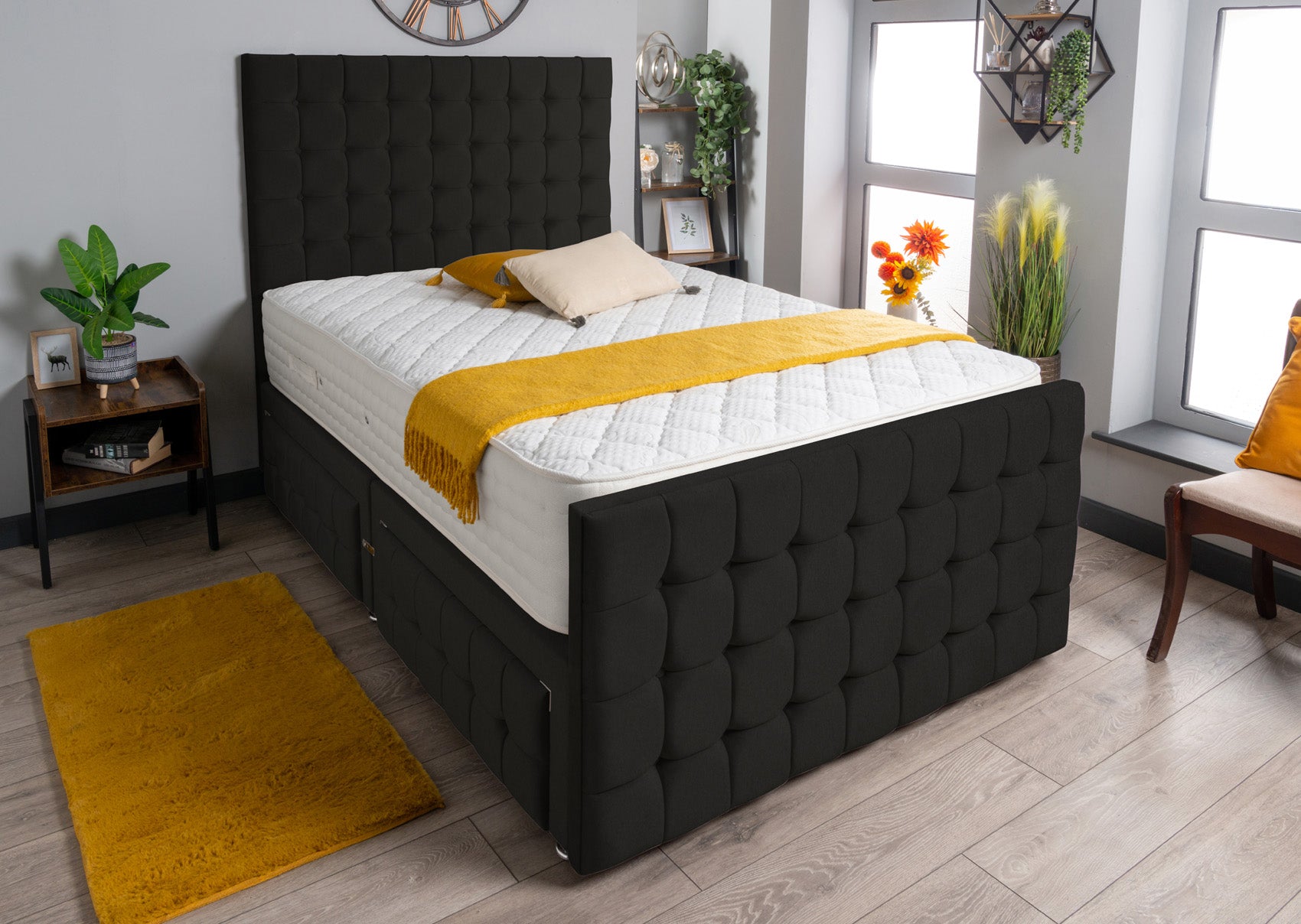 Petra Divan Bed Set Wool