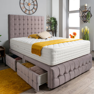 Luxury Petra Divan Bed Set Wool