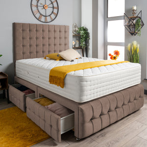 Luxury Petra Divan Bed Set Wool