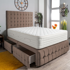 Luxury Petra Divan Bed Set Wool