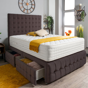 Luxury Petra Divan Bed Set Wool