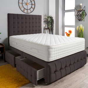 Luxury Petra Divan Bed Set Wool