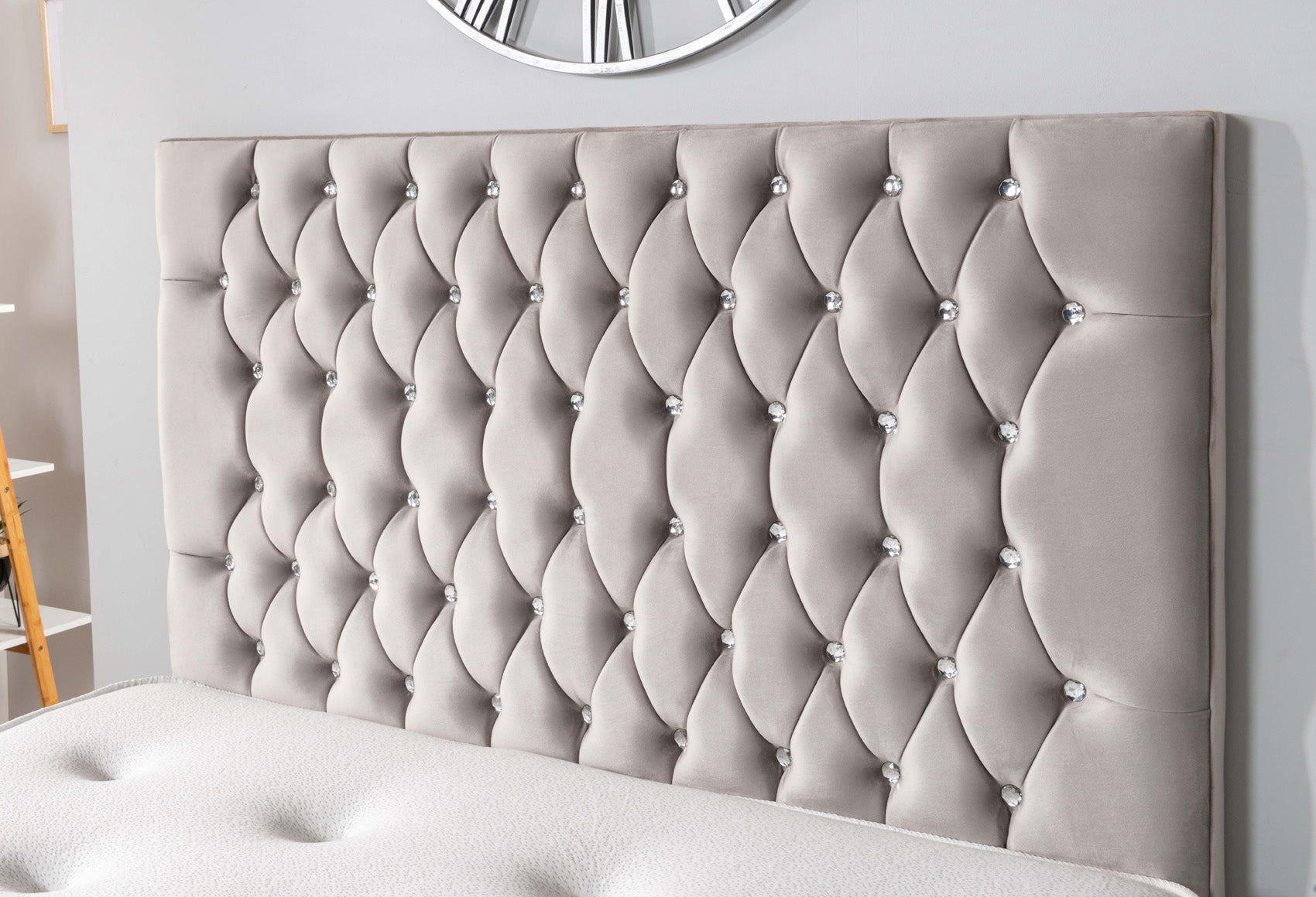 The Rhone Diamante Divan Bed Set Plush