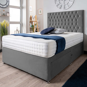The Rhone Diamante Divan Bed Set Plush
