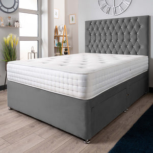 The Rhone Diamante Divan Bed Set Plush
