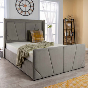 Astoria Velvet Ottoman Storage Bed