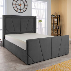 Astoria Velvet Ottoman Storage Bed